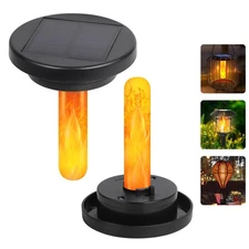 Flickering Flame Solar Replacement Tops: 3 inch Replacement Solar Light Parts...