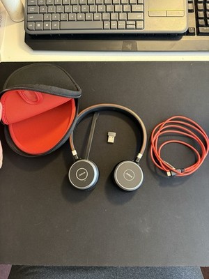 Jabra Evolve 65/JABRALINK 370 Wireless Bluetooth Headset With Case And Charger
