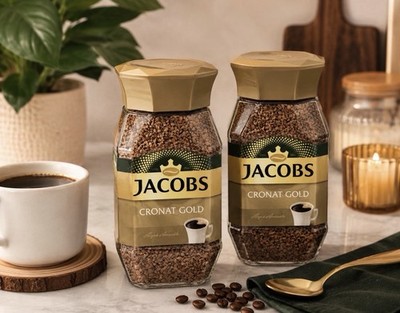 Jacobs Cronat Gold Instant Coffee 7.05oz 200g - Pack of 2 - Freeze Dried