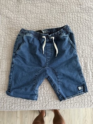 Lira Men's Size 30x8 Blue Denim Drawstring Shorts Elastic Waist NWT