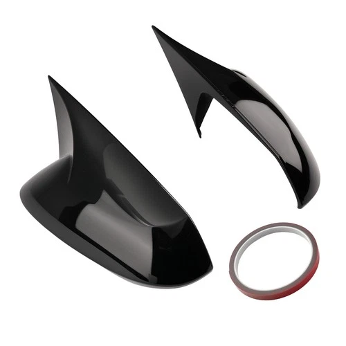Exterior Mirror Housing Cover for Toyota Corolla 19-22 Black ABS Trim Left Right