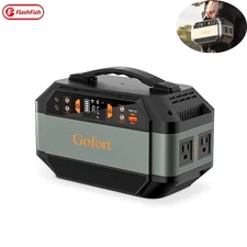 330W 299Wh Portable Power Station Generator Flashfish P56 for Camping Fishing