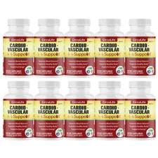 CircuLife Cardiovascular Support - All Natural Supplement Capsules - 10 Bottles