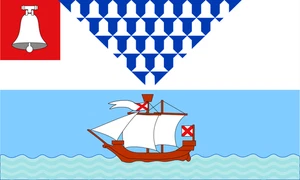 Belfast Flag Self Adhesive Vinyl Sticker