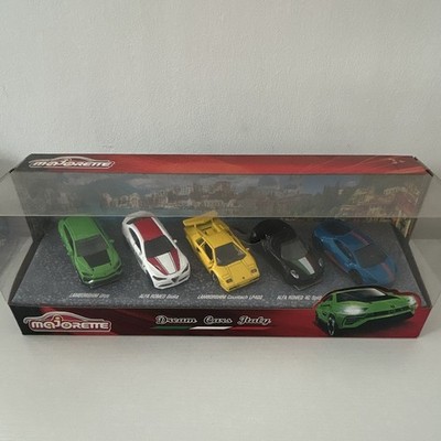 Majorette Dream Cars Italy 5er Set Lamborghini & Alfa Romeo 1:64 Diecast
