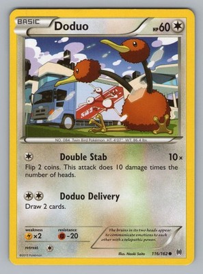 DODUO 116/162 C BREAKTHROUGH POKEMON NM BKT 2015