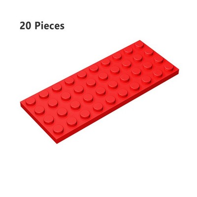 3030 Plate 4X10 Red Bricks Parts 20 PCS Bricks, Pieces & Parts 100% Compatible