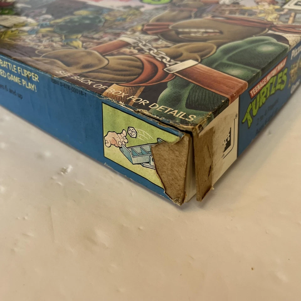VTG 1987 Teenage Mutant Ninja Turtles Pizza Power Board Game RoseArt Complete - Image 3 of 4