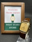 [Near Mint] Vintage SEIKO Dolce 5E61-5A10 Gold Quartz Gold Men's Watch JAPAN