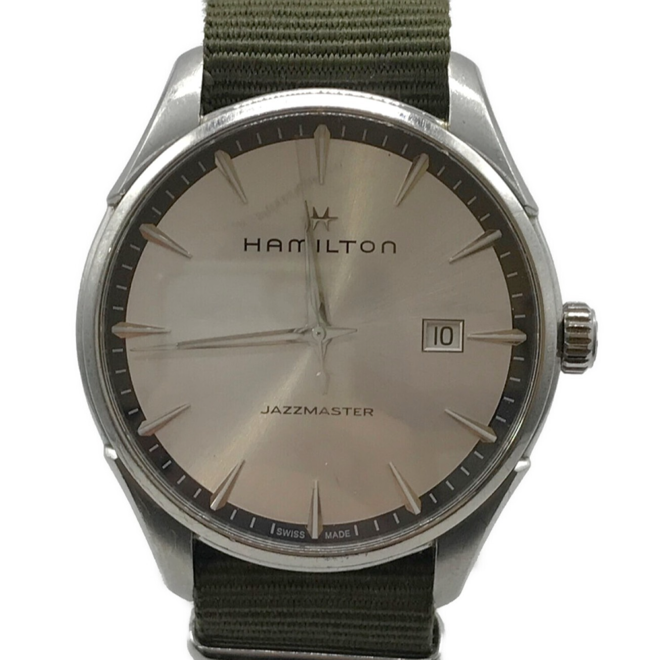 HAMILTON Jazzmaster H324510 Silver Dial Quartz Mens Watch JP Edition