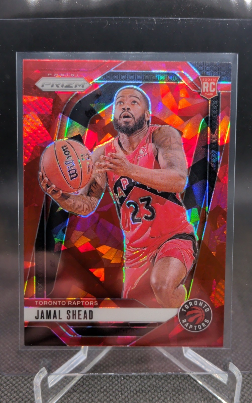 2024-25 Panini Prizm - Jamal Shead #241 Red Ice Prizm (RC)