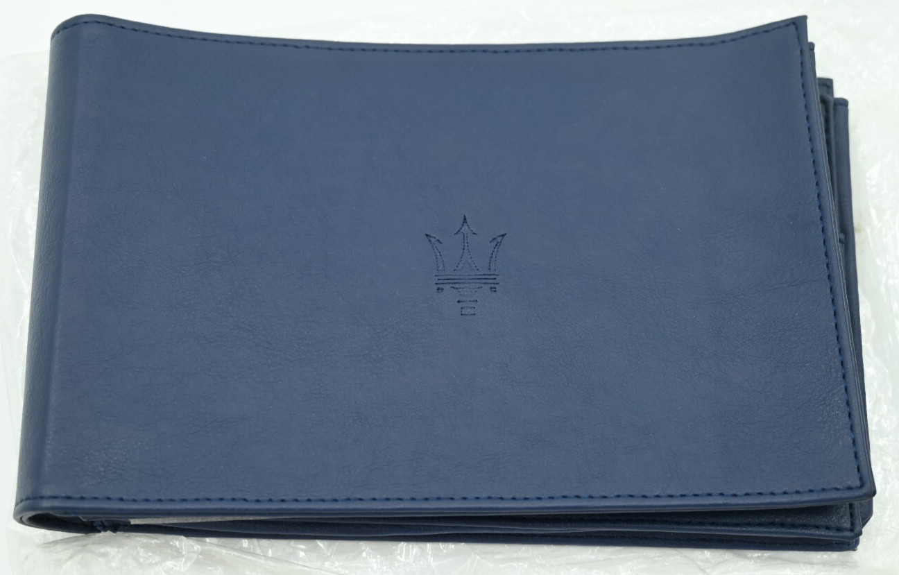 Genuine OEM Maserati Leather Portfolio Cover P/N 900000269