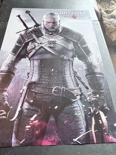 The Witcher 3 Wild Hunt Poster 36x24 Geralt of Rivia Video Game Wall Art - Picture 4 of 7