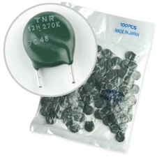 6 Pcs - Nippon TNR12H270K Metal Oxide Varistor