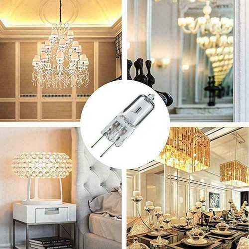 4x 50W 12V Halogen G6.35 Dimmable Clear Capsule Light Stop Lamp Bulb Prof R F1P3 - Picture 9 of 11