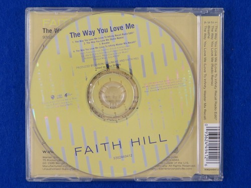 Faith Hill The Way You Love Me Single - CD - Free Postage !! - Picture 2 of 2