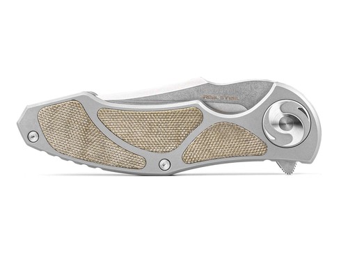 Real Steel Exorcist S35VN Ti Green Micarta Three Scales Taschenmesser ✔️ 01RE410 - Bild 2 von 4