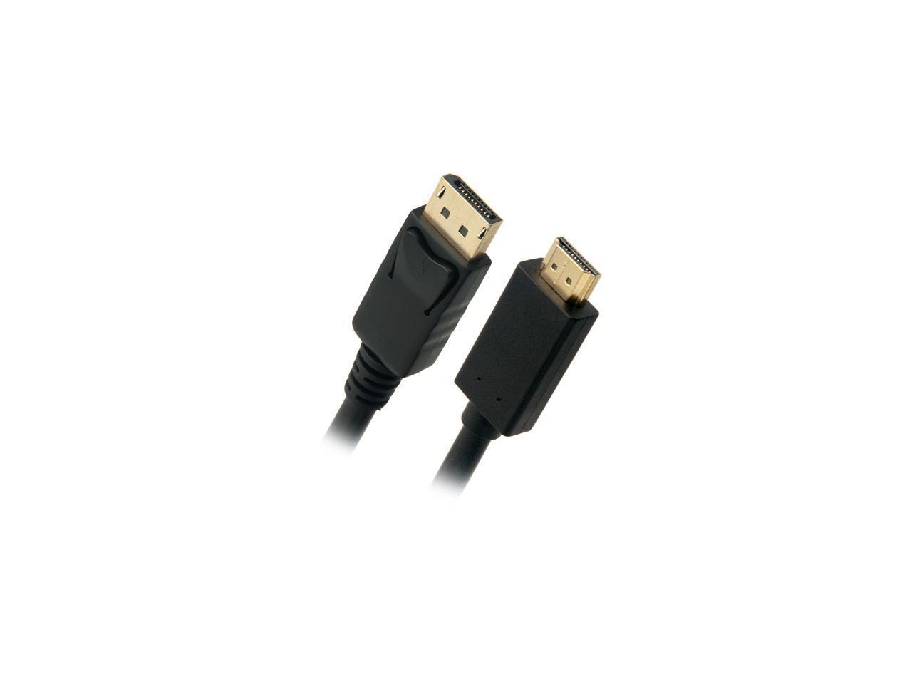 Omni Gear DP-15-HDMI 15 футов Черный кабель DisplayPort-HDMI от мужчины к мужчине