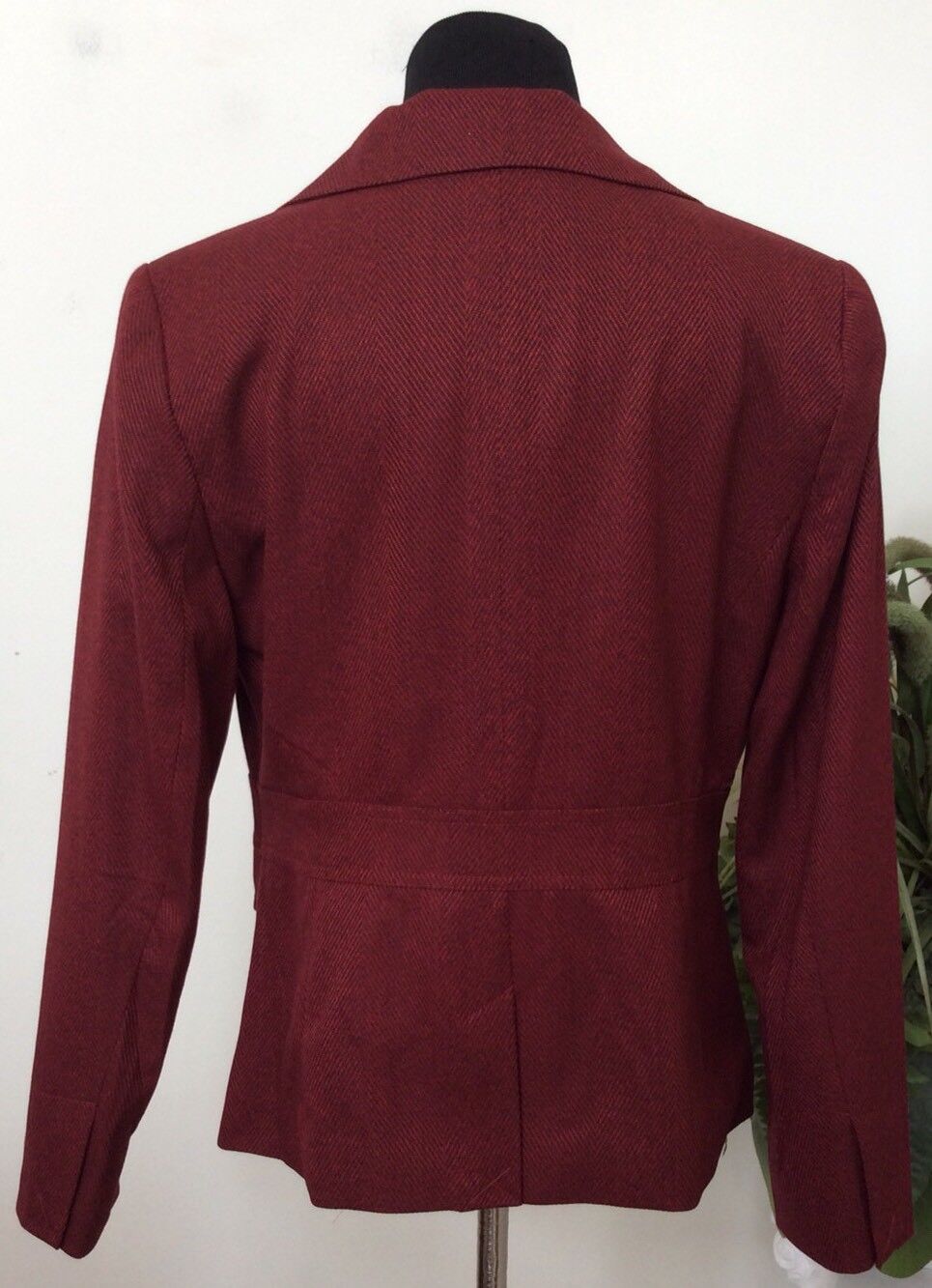 NWT 7th Avenue New York & Company Women Red Polyester Blazer Jacket Sz10.  $74.95