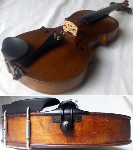 GOOD OLD GERMAN VIOLIN SEELING 1920 - video - RARE ANTIQUE バイオリン скрипка 小提琴 440 - Picture 9 of 13