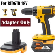 Adapter For Ridgid 18V AEG Lithium Battery to For Dewalt 18V NiCd Power Tools