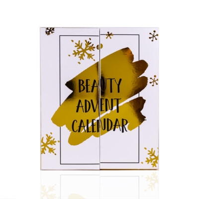 Beauty Adventskalender Weihnachtskalender Make-Up Pflege Kosmetik Buchform 