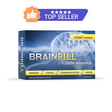 Brain Pill Cognitive Support   Memory, Focus  Mental Clarity, 60 Capsules