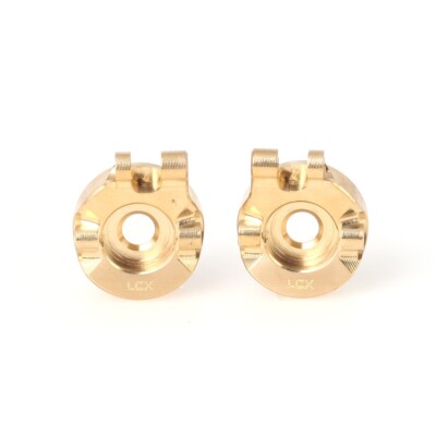 LCX 1/18 RC Crawler CNC Brass Steering Knuckles Upgrades Parts for Traxxas TRX4M