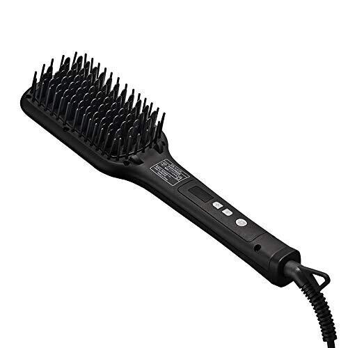 SALONIA Straight Heat Brush Wide Hair Brush SL-012BK Minus-ion 100 - 240V Japan - Picture 1 of 6