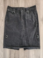 VTG Serious Clothing Punk Rock Skirt RDW08HI Black Size Small EUC Made in USA