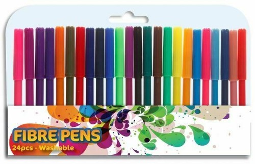 BIC Intensity Felt Pens - Black, Medium (0.7mm) Dozen Box - Permanent, Smear Resistant Markers - View #6