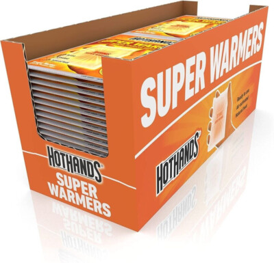 SUPER WARMERS (10-PACK) Hothands Hand & Body - Long Lasting 18 Hours Heat 08/26