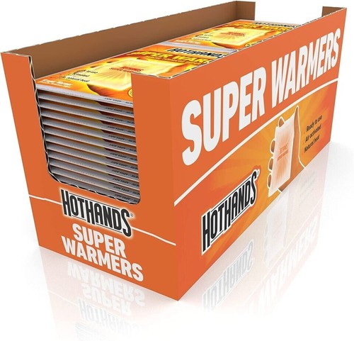 SUPER WARMERS (10-PACK) Hothands Hand & Body - Long Lasting 18 Hours Heat 08/26