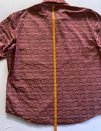 New Mens XXL Pendleton TRIBAL PATTERN button down SHORT SLEEVE 100% cotton NWT - Picture 8 of 12
