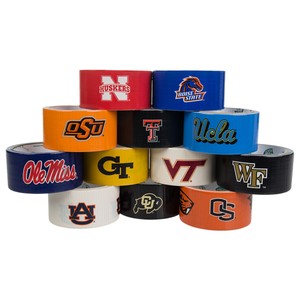 6-Rolls-10-Yard-College-Logo-Duct-Tape-Duck-School-Team-Decorative-Collegiate