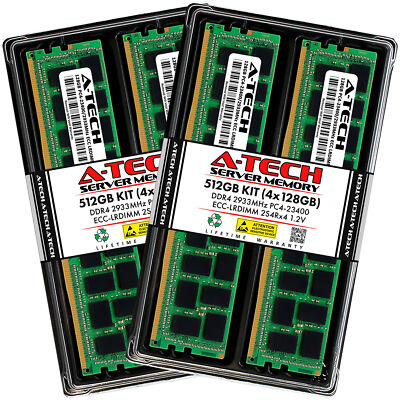 512GB 4x 128GB PC4-2933 LRDIMM Supermicro 440P-TNRT Memory RAM