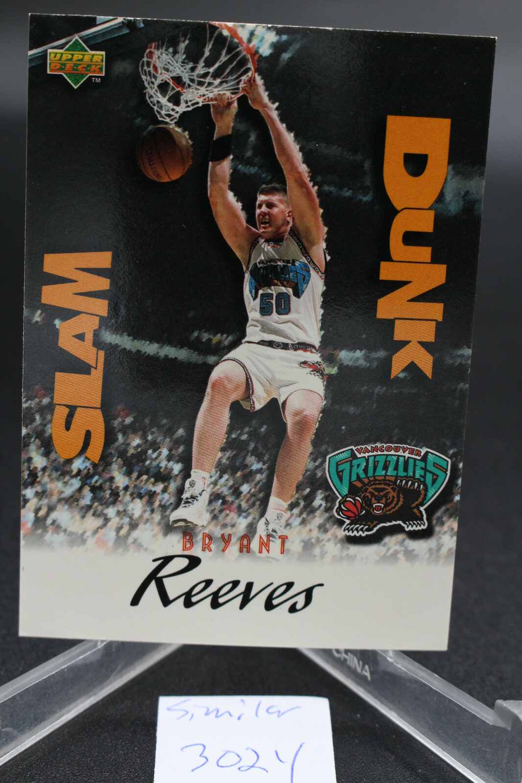  1997-98 Upper Deck Nestle Slam Dunk Bryant Reeves #18SD