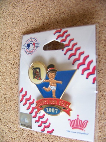 2007 Detroit Tigers Baby Neujahr Pin MLB