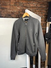 Mens Oldsen Bomber Allsaints Full Zip Gray Size: S