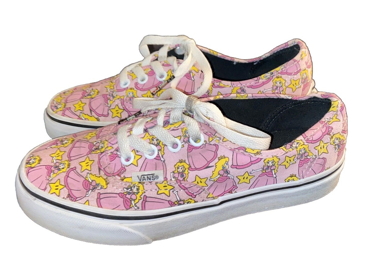 VANS Nintendo Collaboration Princess Peach Mens 5, Womens 6.5 | eBay