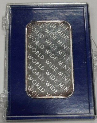 World Wide Mint One Troy Ounce .999 Silver Bar - American Eagle in