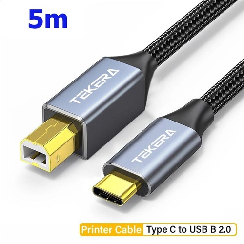 Type C to B Midi Interface Cord for Printer Phone USB C to USB 2.0 B Midi Cable - Picture 14 of 16