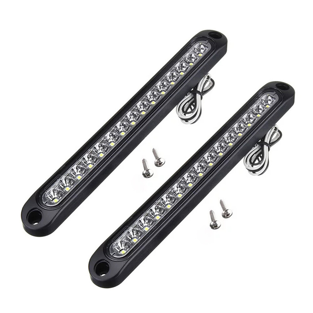 2pcs Car LED Brake Lights 15LED Car High Mount Rear Brake Light (White