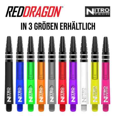 Red Dragon Nitrotech Dartschaft mit Alu Top Schäfte Shaft