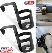 2× Universal Vehicle Car Truck Cup Holder Case Drink Bottle Door Mount Stand USA