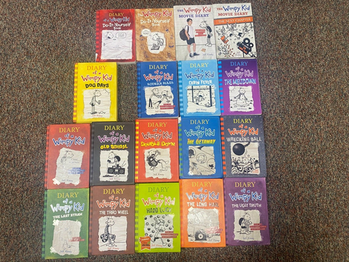 Diary of a Wimpy Kid Collection by Jeff Kinney (18 Book Lot) - Picture 2 of 8