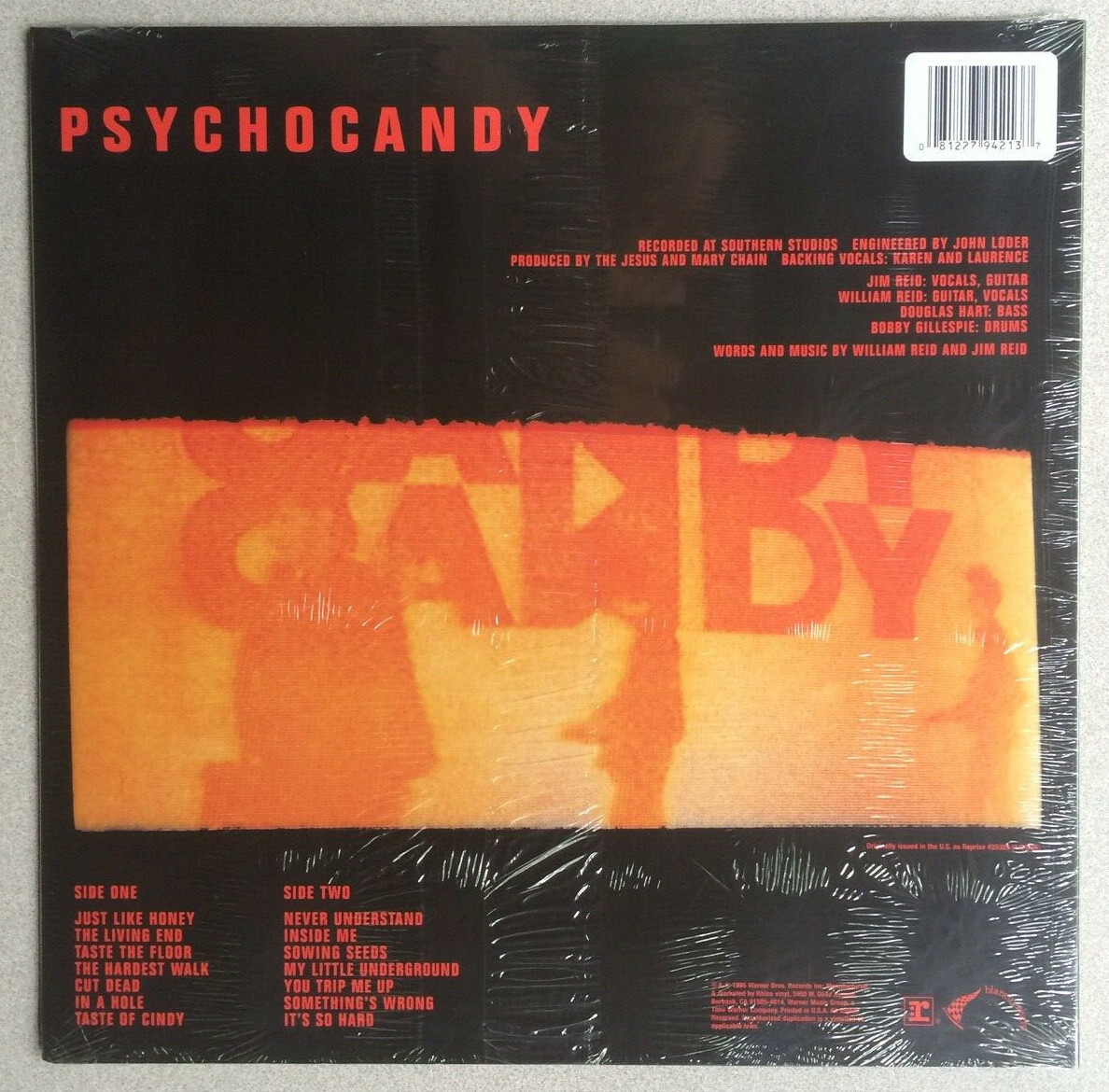 THE JESUS AND MARY CHAIN Psychocandy LP 2017 Newbury Comics