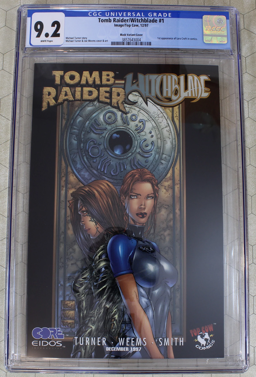 TOMB RAIDER WITCHBLADE #1 CGC 9.2 1st Appearance Lara Croft