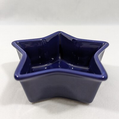 Chantal Blue Navy Star Shape Bakeware 1 Cup 93-ST12 Bake Freeze Microwave