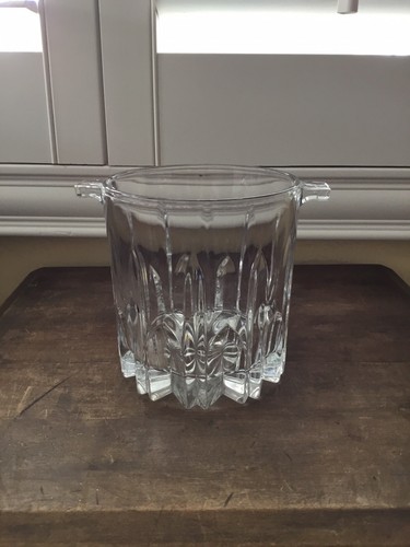Vintage Italian Crystal Cut Glass Handled Ice bucket - Picture 4 of 5